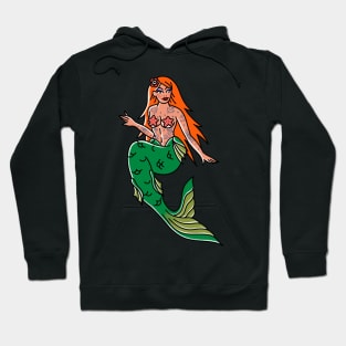 Mermaid Pin Up Hoodie